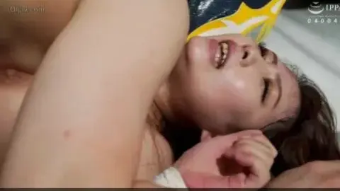 Asian Couple Intimate Embrace