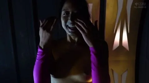 Asian Teen in Superhero Costume