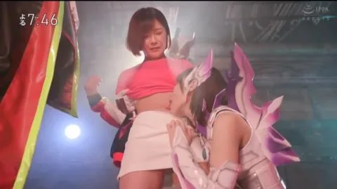 Asian Cosplayers in Elaborate Costumes