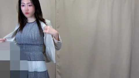 Asian Teen Tries On Clothes