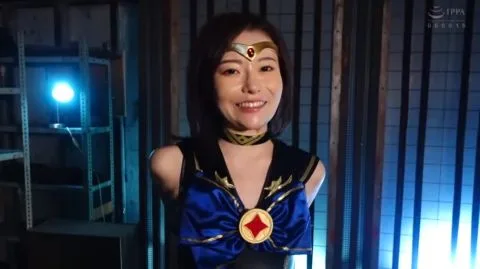 Asian Couple in Futuristic Outfits