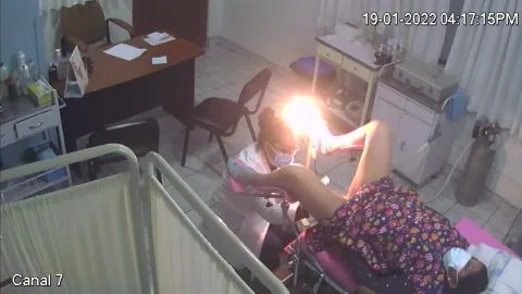 Real Hidden Camera – Gynecological Cabinet 29 Lesbian Sex