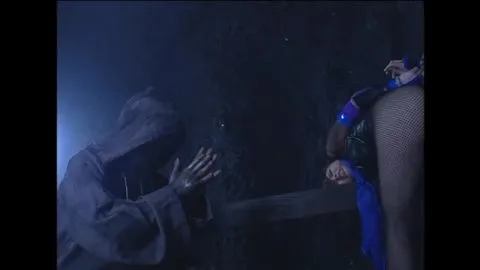 Asian Women in Erotic Costumes with Sword