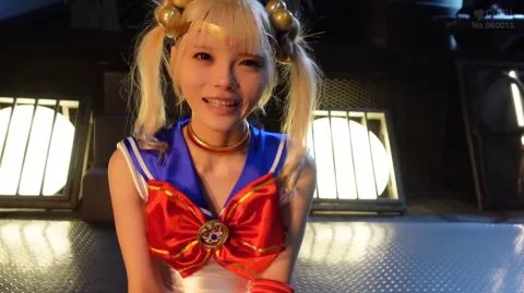 Asian Cosplay Babe Fights in Industrial Setting – Blonde Twintails