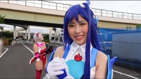 Asian Cosplay Bondage Scene