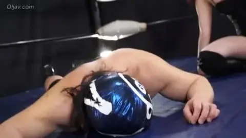 Asian Women Wrestling in Bodysuits