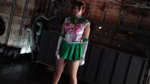 Asian Teen in Industrial Setting