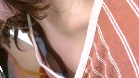 Asian Girl Plays Bass Guitar