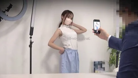 Asian Couple Undressing in Studio