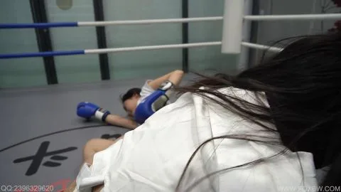 Asian Lesbians in Boxing Ring Encounter