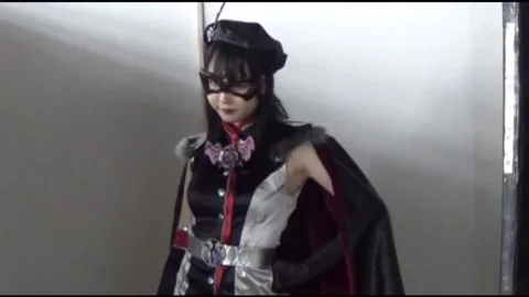 Asian Cosplay Duo Perform