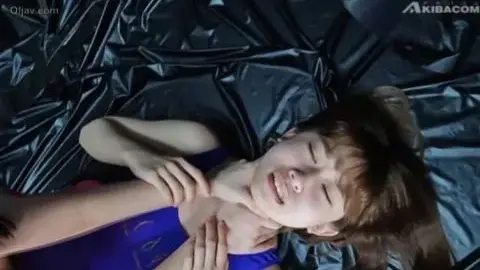 Asian Lesbians Wrestling in Leotards