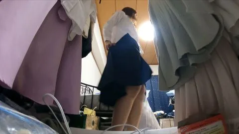 Asian Girls Undressing in Dressing Room