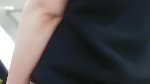 Asian Women in Subway POV