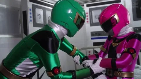 Asian Lesbians in Futuristic Costumes