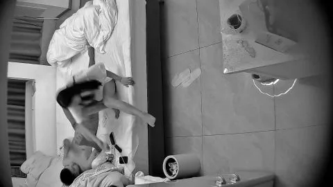 Student Couple Checked into the Room and Fucked