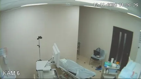 Caucasian Men in Medical Examination Room