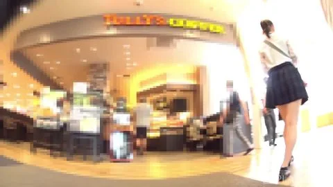 Asian Girl Upskirt at Mall and Store