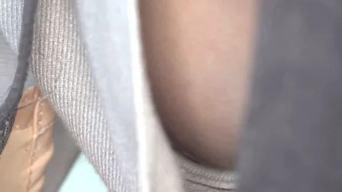 Asian Teen Exposes Cleavage