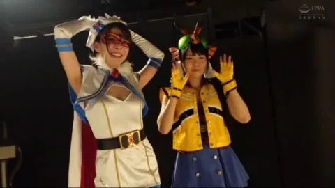 Asian Performers in Colorful Outfits Pose Together