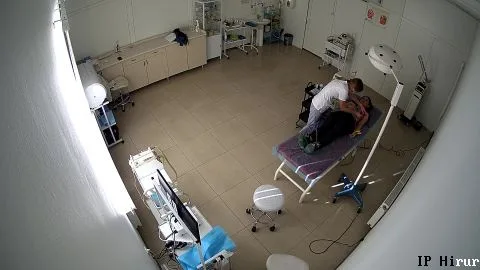 Slim Brunettes Give Massage to Man in White Shirt