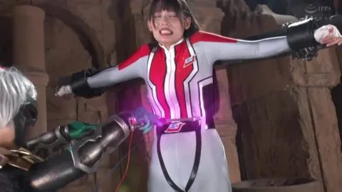 Asian Couple in Futuristic Laboratory Scene