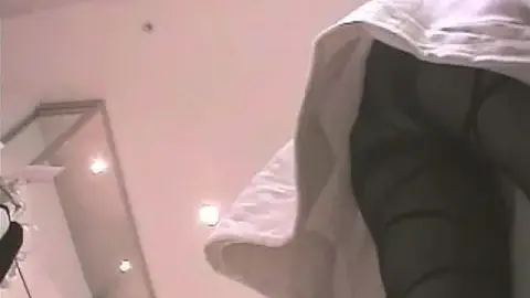 Asian Teen Changes Clothes in Bedroom