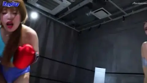 Asian Girls Boxing in Gym