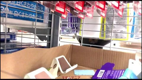 Asian Girls Masturbating in Store