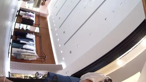 Asian Teen Tries On Clothes