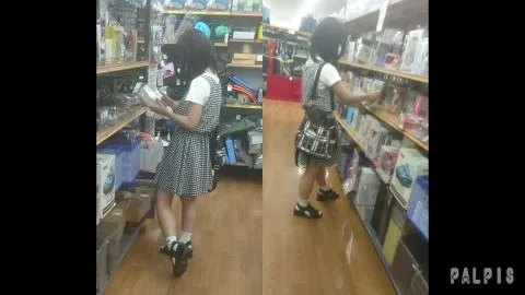 Asian Teen in Store