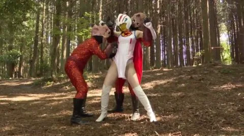 Asian Girls in Costume Fight and Bondage