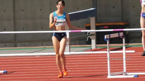 Asian Women Athletic Training Outdoor