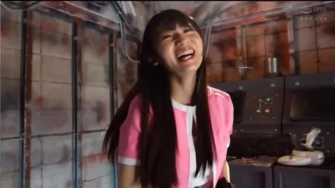 Asian Girl in Industrial Setting