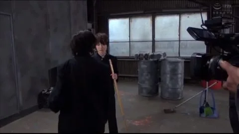 Asian Superhero Costume Bondage Scene