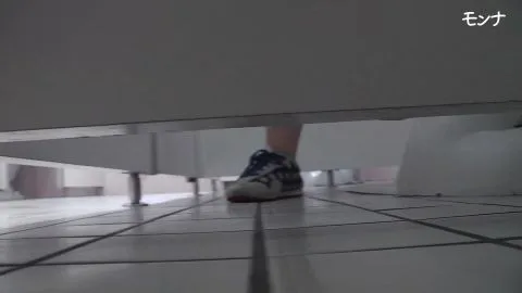 Asian Girl in Office and Bathroom
