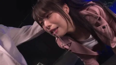 Asian Couple Kissing in Nightclub