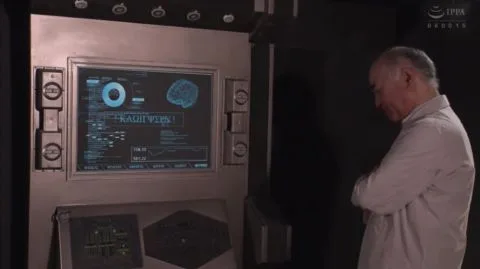 Asian Superhero Captured and Restraint