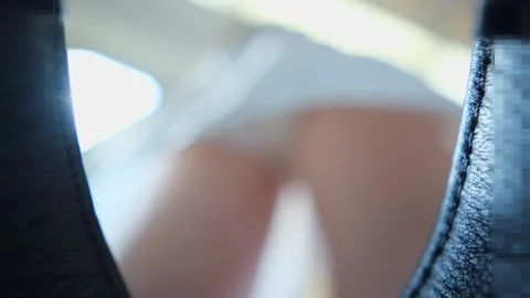 Blonde Teen in White Underwear POV