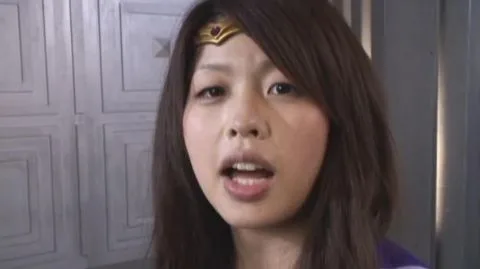 Asian Woman in Wonder Woman Costume