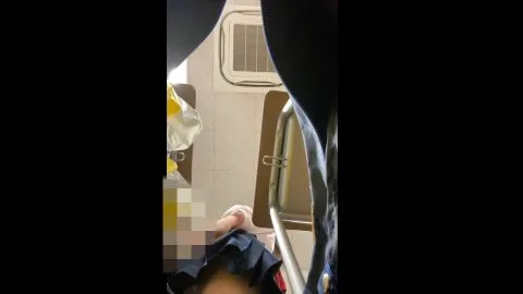 Blonde Masturbating in Bathroom