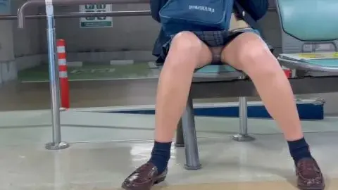 Asian Girl Undressed in Bathroom