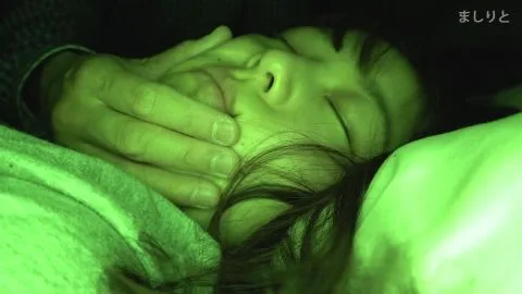 Asian Couple Intimacy in Bedroom