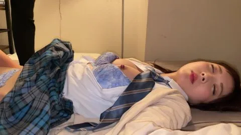 Asian Lesbians in Schoolgirl Outfits