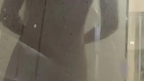 Blonde Bombshell Showering and Washing Hair