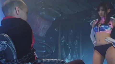 Futuristic Asian Cosplay Sex with Muscular Man