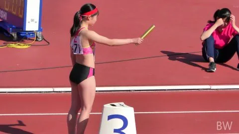 Asian Athletes in Sports Bra and Shorts