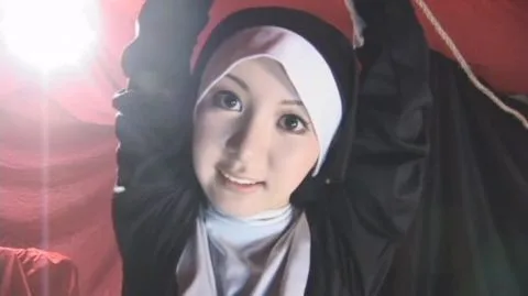 Masked Woman Wields Sword