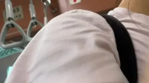 Asian Girl Exposes Herself on Public Transport