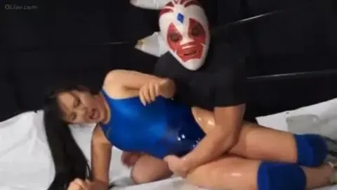Masked Lover’s Wrestling Sex